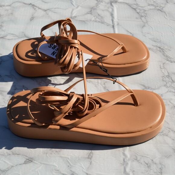 Urban Outfitters Platform Thong Wrap Sandals Size 9M - Picture 7 of 10